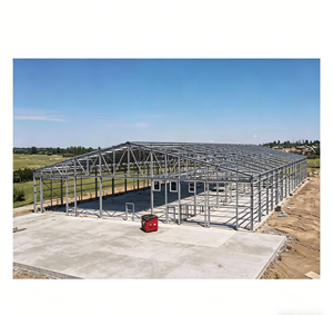 Estructura de Acero Ligero para Garajes Industriales y Almacenes, con Superficie Galvanizada, Servicios de Soldadura y Corte, Fabricante - Product Image 6