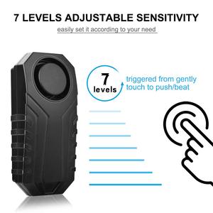 113dB Tahan Air Super Keras IP55 Remote Control Nirkabel <span class=keywords><strong>Alarm</strong></span> Sepeda Motor <span class=keywords><strong>Alarm</strong></span> Sepeda Anti-maling untuk Keamanan Sepeda Motor - Product Image 6