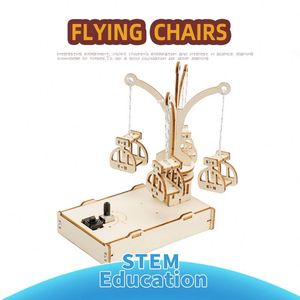 Nouveau design, jouets de plein air, modèle de chaises volantes rotatives créatives en bois, jouets <span class=keywords><strong>Montessori</strong></span> pour enfants - Product Image 6