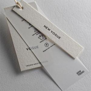 Marcas de diseño 3D <span class=keywords><strong>moda</strong></span> personalizada etiquetas colgantes ropa etiquetas de precio etiquetas de juguete papel niños prendas muestra gratis etiqueta reciclada - Product Image 4