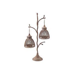 Lanterne porte-bougie en fer de style industriel rétro pour la décoration de la maison et du jardin - Product Image 5