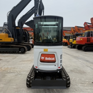 Miniexcavadora E20 con PLC, motor Cummins, cucharón de 0.4m, bomba HAWE, ruedas blancas y negras, brazo hidráulico de excavación - Product Image 2