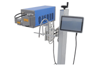 Machine de marquage laser à fibre industrielle IPS-LF30W F MG de 30 watts avec source laser Rayus 1064um pour sacs en plastique et acier inoxydable