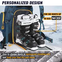 Sac à dos de voyage durable, imperméable, pour bottes de snowboard, sac de voyage pour le ski et le snowboard, bagages pour casque, accessoires, sac pour produits de ski