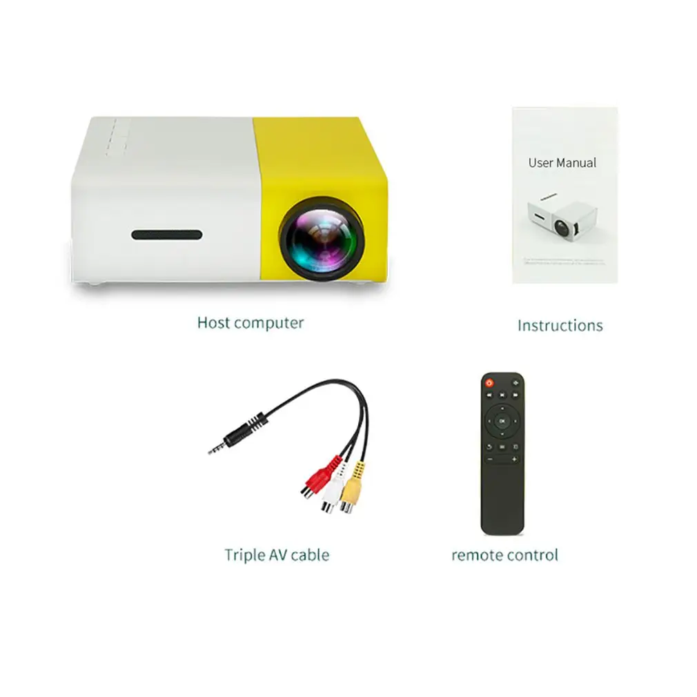 Movie Lumen 5000 Video Used 4K Tv Beam Wifi Hd Inch 120 Multimedia Theater Home Yg300 Phone For Price Mini Projector