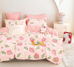 Ensemble de housses de <span class=keywords><strong>couette</strong></span> pour enfants de style coréen 140/200 housses de <span class=keywords><strong>couette</strong></span> extra épaisses ensembles de <span class=keywords><strong>couette</strong></span> imperméables en poly coton pour enfants - Product Image 6