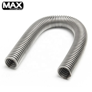 Universale Auto 24 "In Acciaio Inox Lucidato Flessibile Auto Da Corsa Superiore Inferiore Del Tubo Flessibile di Radiatore Copertura Del Liquido di raffreddamento del Tubo di Acqua Kit - Product Image 3