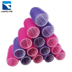 Pemasok profesional rol rambut nilon lembut warna-warni dengan aksesori kait & lingkaran untuk pengeriting tata rambut perempuan - Product Image 6