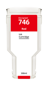 HP-kompatible Pigmentpatrone HPQ <span class=keywords><strong>746</strong></span> mit Chip 300ML Mehrfarbig für DesignJet Z6/Z9 - Product Image 4