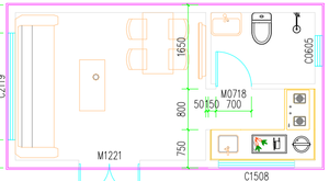 Maison de camping-car en acier léger assemblée en usine pour la <span class=keywords><strong>location</strong></span> et le tourisme - Product Image 5