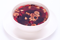 Thé aux herbes chinoises à la rose et au gingembre avec du ginseng, saveur naturelle, pour les inconforts menstruels, les teints terne, les mains et les pieds froids