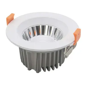 8 Inci Lubang 195Mm 40W 45W 50W 60W Dalam Anti Silau Die-Casting Aluminium LED Downlight Garansi 3 Tahun Downlight 45 Derajat