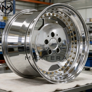 Jantes en alliage Maxtera forgées sur mesure, style aérodynamique en <span class=keywords><strong>3</strong></span> parties, pour Mercedes-Benz AMG Classe S, Classe SL, Classe E, Classe C, Volkswagen, Audi - Product Image 6