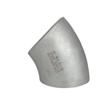 CNJS ventes directes d'usine de haute qualité 304 89mm * 5mm coude en acier inoxydable coude à 45 degrés de qualité industrielle
