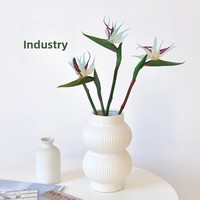 Fleur artificielle Oiseau de paradis, décoration d'intérieur, plante en pot, bouquet de mariage, petite branche de verdure