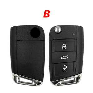 Cs001040 OEM Eith lofo <span class=keywords><strong>3</strong></span> nút lật keyshell cho VW thông minh từ xa vỏ chìa khóa xe - Product Image 2