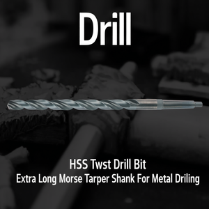 Hss Twist <b>Drill</b> <b>Bit</b> Extra <b>Long</b> Morse Taper Shank For Metal Drilling - Product Image 3