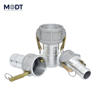 MDT Pompe à eau Tuyau d'incendie Raccord camlock en aluminium Connecteur rapide 1.5 pouces NPT Filetage PN16 Pression