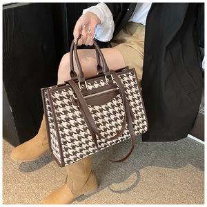 Borsa a tracolla firmata da donna per la vendita calda borse a quadri alla <span class=keywords><strong>moda</strong></span> per giovani e grandi borse Tote - Product Image 5
