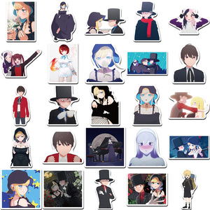50 autocollants TV <span class=keywords><strong>Anime</strong></span> Shinigami Bocchan to Kuro Maid, le duc de la mort et sa demoiselle d'honneur - Product Image 5