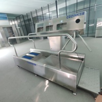 Estación de Higiene y Seguridad Alimentaria Personalizada con Control de Acceso Integrado para Fábricas a Gran Escala