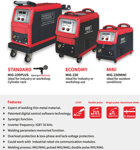 เครื่องเชื่อม <span class=keywords><strong>MIG</strong></span>/MAG INVERTER,เครื่องเชื่อม <span class=keywords><strong>MIG</strong></span> และ FLUX-CORED ของช่างเชื่อมปี <span class=keywords><strong>MIG</strong></span>-230PLUS - Product Image 4