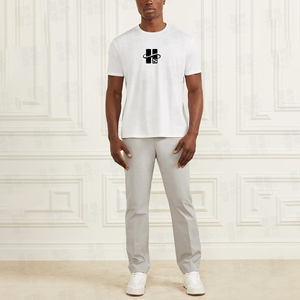 Camiseta Deportiva Personalizada con Estampado a Base de Agua, 200 g/m², Corte Regular, para Hombre, Estilo Clásico, Absorbe la Humedad, Algodón Orgánico - Product Image 2