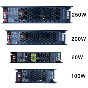 OEM ODM 12v 24v Led fuente de alimentación de 60w 100w 150w 200w 250w 300w 400w controlador de Led para luz Led
