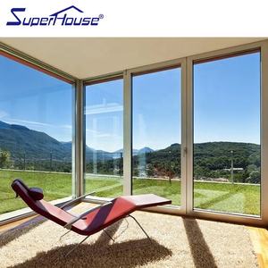 Puerta corredera <span class=keywords><strong>de</strong></span> esquina <span class=keywords><strong>de</strong></span> aluminio con clasificación <span class=keywords><strong>de</strong></span> impacto certificada <span class=keywords><strong>NOA</strong></span> <span class=keywords><strong>de</strong></span> Superhouse con malla <span class=keywords><strong>de</strong></span> acero inoxidable para patio o balcón - Product Image 5