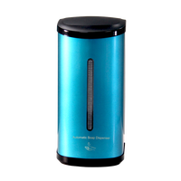Distributeur de savon mousse sans contact mural en acier inoxydable, grande capacité, pour usage hôtelier moderne, avec capteur infrarouge automatique pour liquide vaisselle