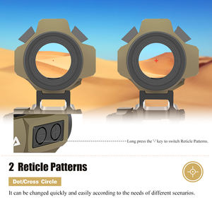 SPINA OPTICS 1X30 Mirino Tattico Sportivo in Lega di Alluminio, Alimentato a Energia Solare, Impermeabile, con Punto Rosso e Laser - Product Image 5