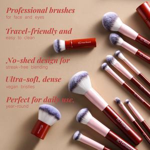 Pinceaux de maquillage de luxe BS-MALL, 20 pièces, pinceau Kabuki double face, pinceau de contour, logo personnalisé, outils de maquillage pour le visage, ensemble de pinceaux cosmétiques - Product Image 6