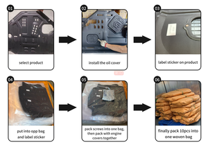 Otros accesorios exteriores, cubierta de motor 3D de cuatro materiales, uso de placa de deslizamiento para Toyota Veloz/Avanza 2021 <span class=keywords><strong>2022</strong></span> 2023 2024 - Product Image 6