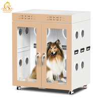 Séchoir automatique pour animaux de compagnie EUR PET, grand modèle, en plastique, pour chats et chiens de grande taille, style vaisseau spatial, séchoir pour toilettage des poils