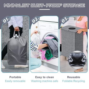 Contenedor de Reciclaje de 100L Contenedor de Recolección de Botellas con Tapa Bolsa Extraíble - Product Image 3
