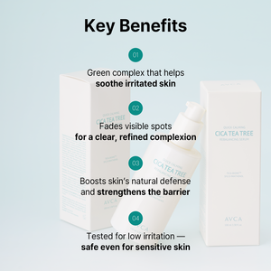 AVCA Quick Calming Cica Tea <b>Tree</b> Serum 100ml Soothing Redness Sensitive Blemish Prone Oil Control K Beauty - Product Image 6