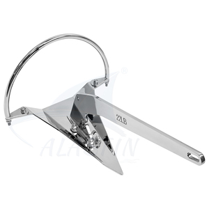 สมอเรืออัลลาสตินเรือยอชท์สแตนเลสกระจกขัดเงาสมอเรือ - Product Image 1
