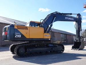 Excavadora mediana Hyundai 210 Original Corea con bomba de motor Carwler hidráulica de rendimiento de capacidad de 21 toneladas en stock - Product Image 3