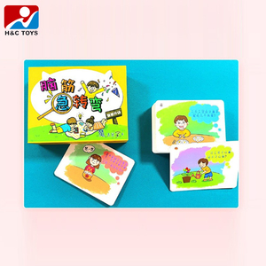 Carte con domande divertenti per puzzle e indovinelli, set di carte portatili per l'allenamento dell'immaginazione e del pensiero, giocattoli educativi - Product Image 5