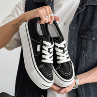 Chaussures personnalisées à bout rond en toile, chaussures de sport décontractées pour étudiants, baskets respirantes polyvalentes pour hommes