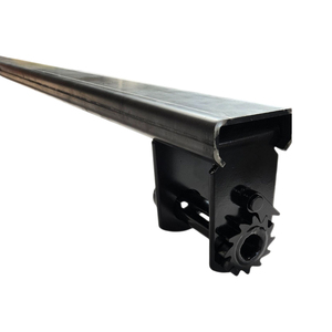 Rail de treuil coulissant robuste de 6 pieds à souder pour remorque à plateau, compatible avec les rails L et C doubles - Product Image 4