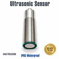 Capteur de niveau d'eau ultrasonique LORDDOM, portée de mesure de 2 m, étanche IP65, distance réglable, CE RoHS, interrupteur de niveau ultrasonique