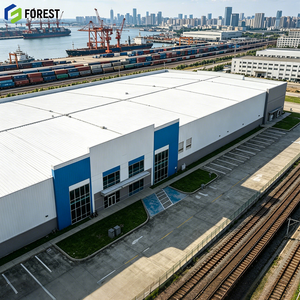 Parque Logístico de Estructura de Acero, Almacenamiento en Racks, Paneles Sándwich Prefabricados, Solución Moderna de Gran Envergadura, Proveedor Industrial - Product Image 1