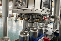 Machine de remplissage et de sertissage de canettes en aluminium de petite taille, de haute qualité et à prix abordable, pour boissons énergisantes, sodas et boissons