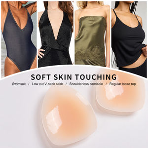 Il petalo del capezzolo in Silicone adesivo a triangolo copre il cuscinetto appiccicoso invisibili pasticcini per reggiseno senza spalline senza schienale <span class=keywords><strong>Push</strong></span> <span class=keywords><strong>up</strong></span> Custom pasticcini - Product Image 6