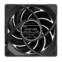 Fengzun T30 PST châssis d'ordinateur 120mm 12CM ventilateur de refroidissement en plastique Suspension magnétique roulement à pression dynamique ordinateur à vent élevé