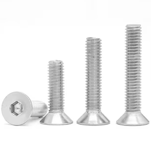 Vis à tête plate hexagonale à empreinte hexagonale en acier inoxydable DIN7991 - Product Image 4