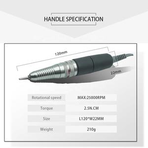 2088 Manicure fornisce originale giappone micromotore professionale pulitore elettrico manipolo UP200 trapano per unghie per Gel UV acrilico - Product Image 6