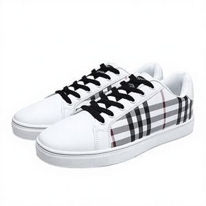 High Quality Breathable Fashion Loafers Summer Men's PU Upper Rubber Outsole Flat Plate Board Sneakers <b>Plimsolls</b> - Product Image 2
