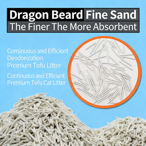 Arena para Gatos de Tofu al por Mayor, Baja en Polvo, a Base de Plantas, con Fuerte Absorción de Agua, <span class=keywords><strong>Control</strong></span> de Olores, Muy Fina, de 1.5mm, Perfecta para Empaques a Granel - Product Image 4